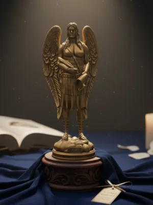 Estatua Arcángel San Gabriel Archivo STL 3D