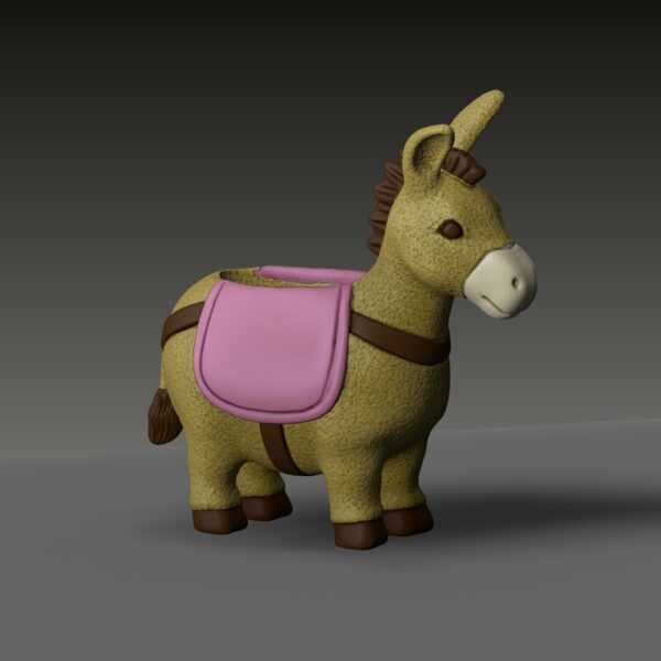 Maceta de cactus con forma de burro - Image 7