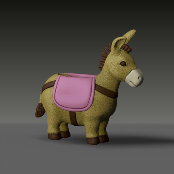 Maceta de cactus con forma de burro - Image 5