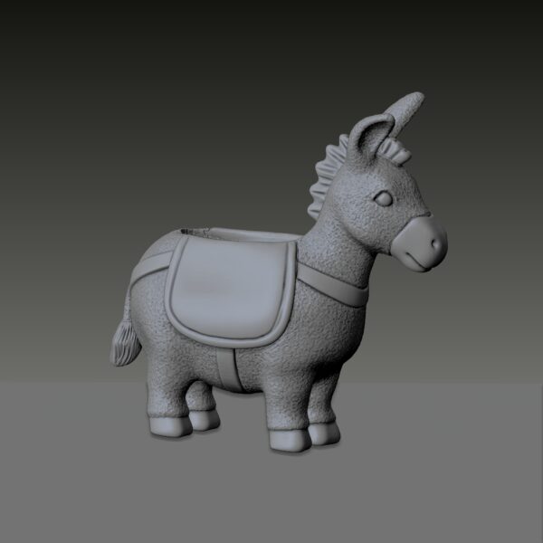 Maceta de cactus con forma de burro - Image 4