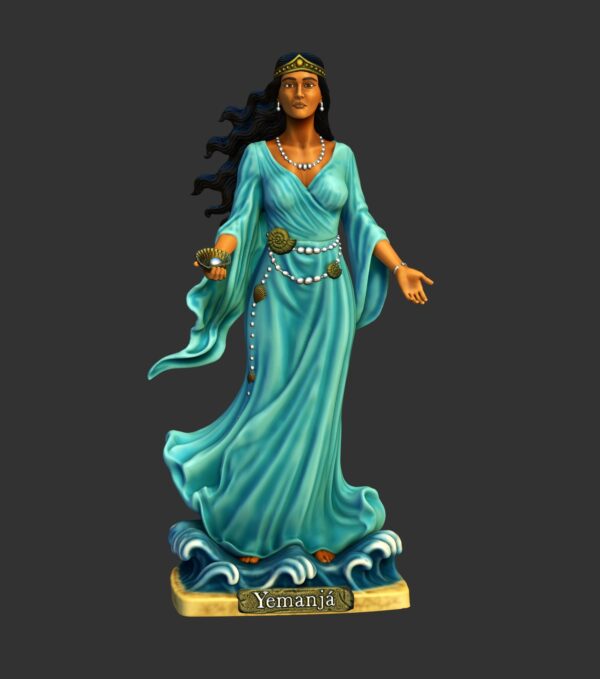 Estatua de Yemanja deidad Yoruba orisha