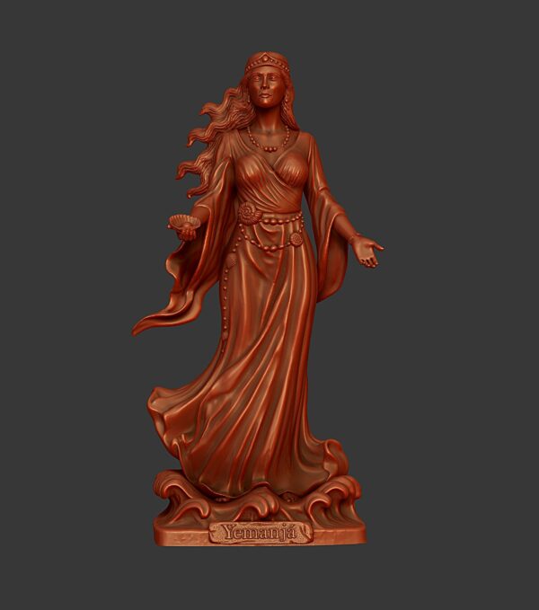 Estatua de Yemanja deidad Yoruba orisha - Image 3