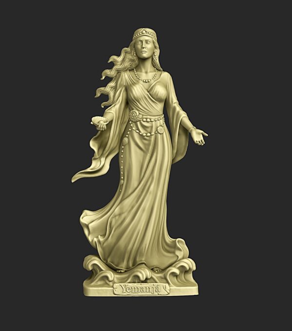 Estatua de Yemanja deidad Yoruba orisha - Image 2
