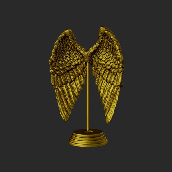 Alas de Ángel objeto decorativo para imprimir en 3D - Image 6
