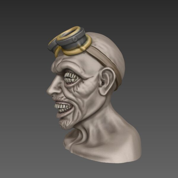 Oculodon el Devorador de Almas – Busto de terror para impresion en 3D - Image 4
