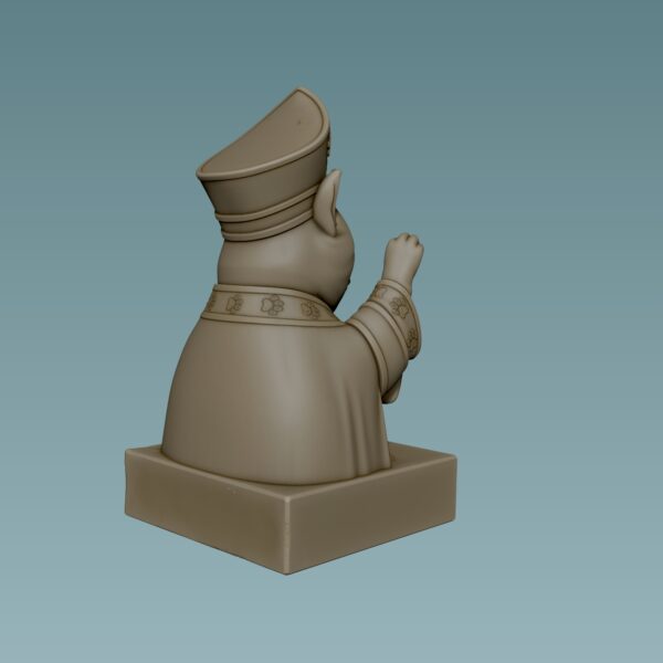 Busto de un católico - lindo gato religioso - Image 7