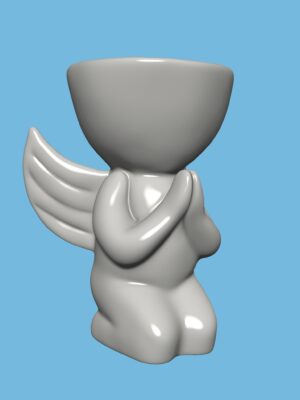 Maceta ángel para cactus o suculentas