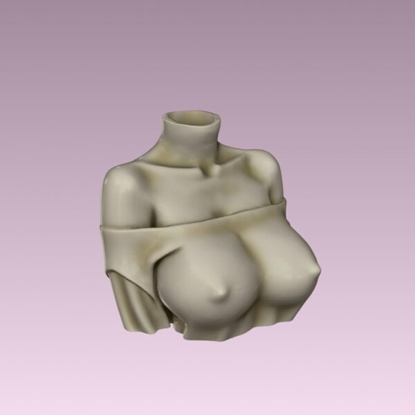 Arte decorativo maceta busto de mujer - Image 2