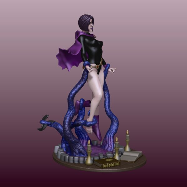 Figurilla de Raven para impresion 3D, incluye version NSFW - Image 4