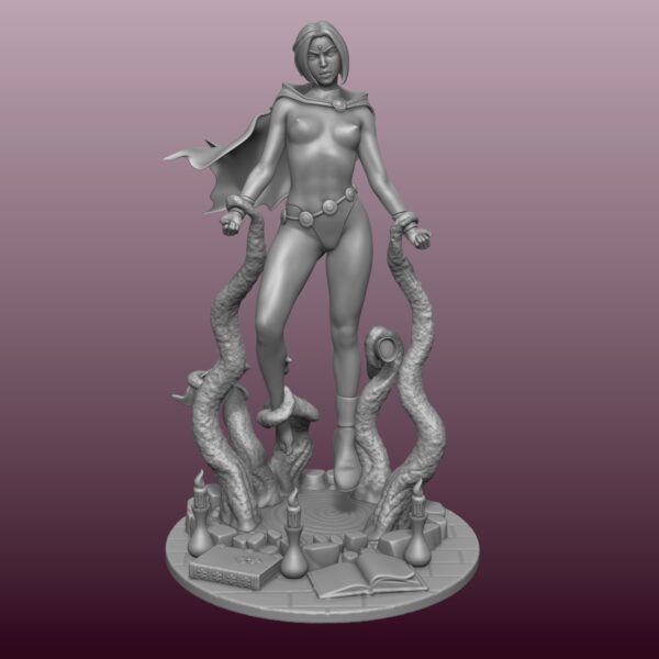 Figurilla de Raven para impresion 3D, incluye version NSFW - Image 9