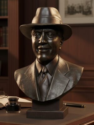 busto Carlos Gardel stl para impresion 3D
