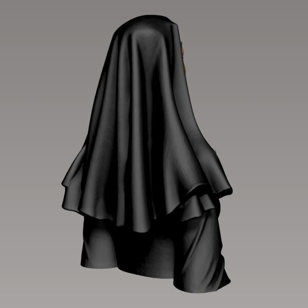 Busto de monja sexy, modelo 3D imprimible - Image 6