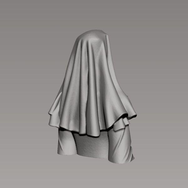 Busto de monja sexy, modelo 3D imprimible - Image 10