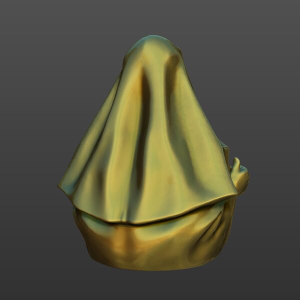 Printable erotic nun bust (NSFW version) - Image 5
