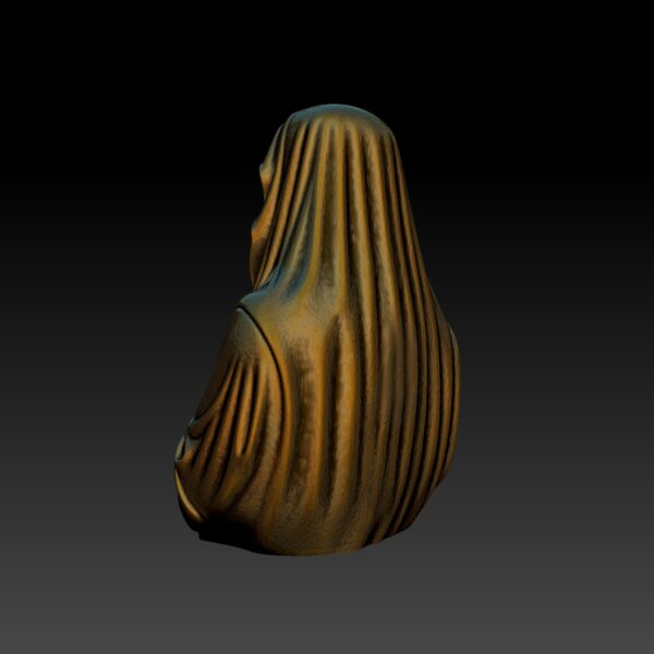 Bust of a Mystic Veiled Nun - Image 4