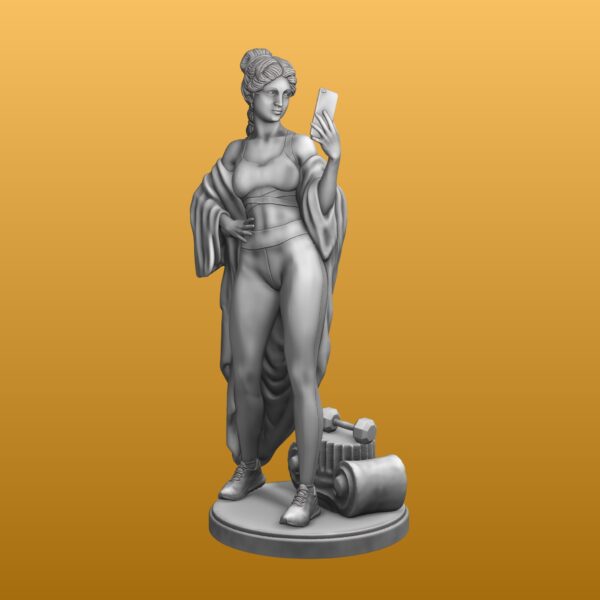Estatua de Venus versión fitness deco moderna - Image 4
