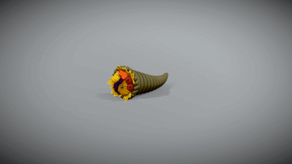 3D paintable Cornucopia - Image 5