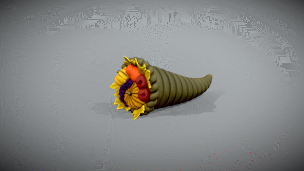 3D paintable Cornucopia - Image 6