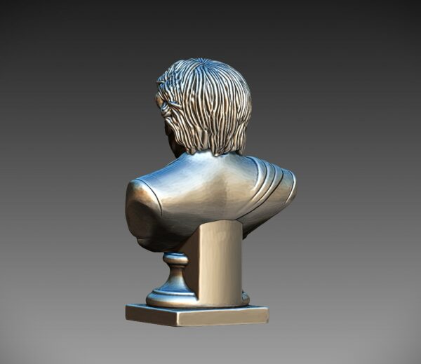 Busto Javier Milei STL para impresión 3D - Image 4