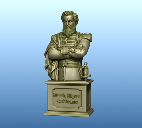 Busto de Colección Martin Miguel de Guemes - Image 2