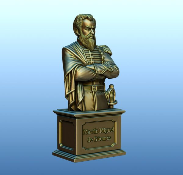 Busto de Colección Martin Miguel de Guemes - Image 3