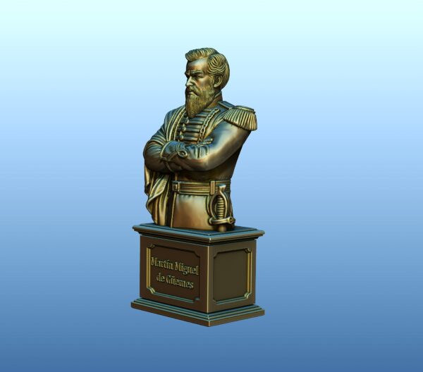 Busto de Colección Martin Miguel de Guemes - Image 5