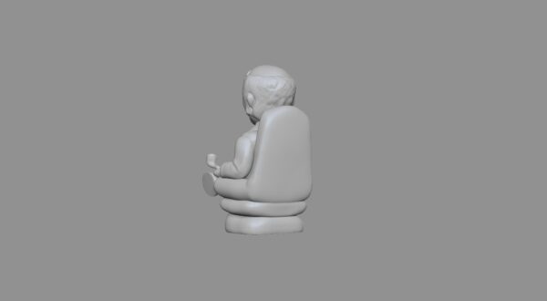 Figura de Carl Gustav Jung en estilo cartoon, modelo para impresión 3D - Image 5