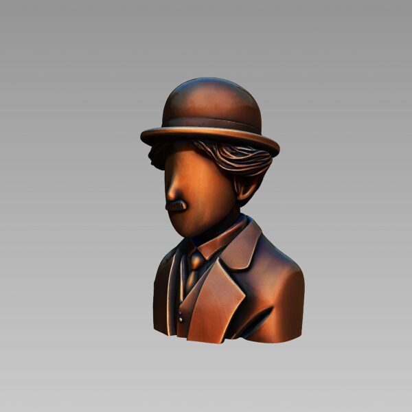Busto decorativo abstracto de Charlie Chaplin - Image 6