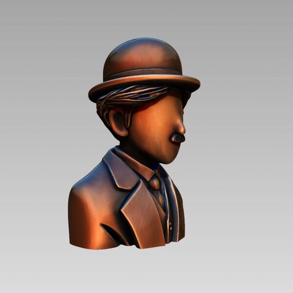 Busto decorativo abstracto de Charlie Chaplin - Image 5