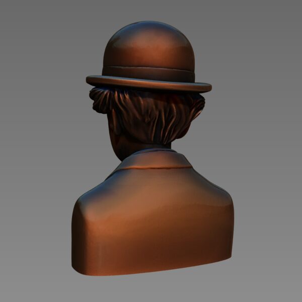 Busto decorativo abstracto de Charlie Chaplin - Image 4