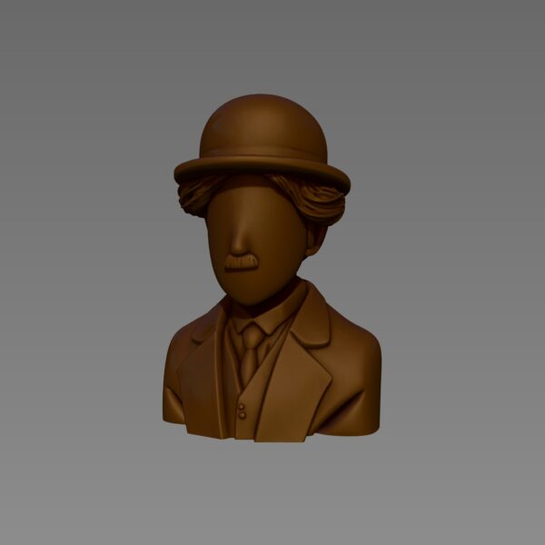 Busto decorativo abstracto de Charlie Chaplin - Image 3