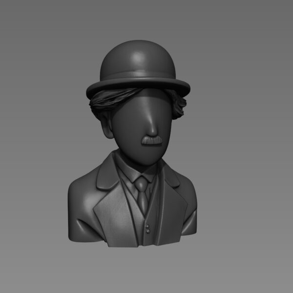 Busto decorativo abstracto de Charlie Chaplin - Image 2
