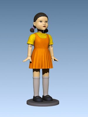 Juego de calamar muñeca Young-hee Doll