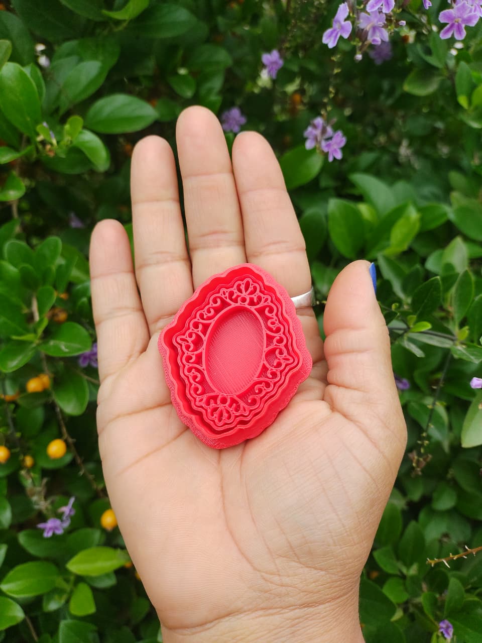 espejo cortante de galletas