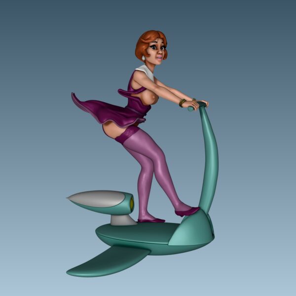 Figurilla de coleccion de Jane Jetson  para impresión 3D - Image 3