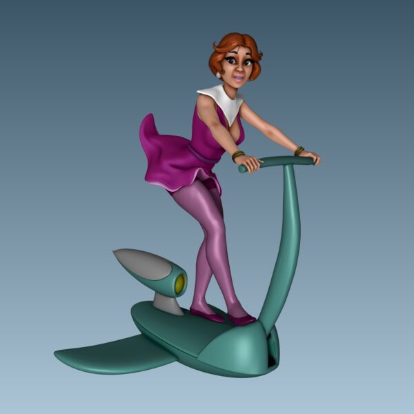 Figurilla de coleccion de Jane Jetson  para impresión 3D - Image 4