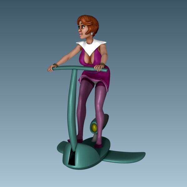 Figurilla de coleccion de Jane Jetson  para impresión 3D - Image 5