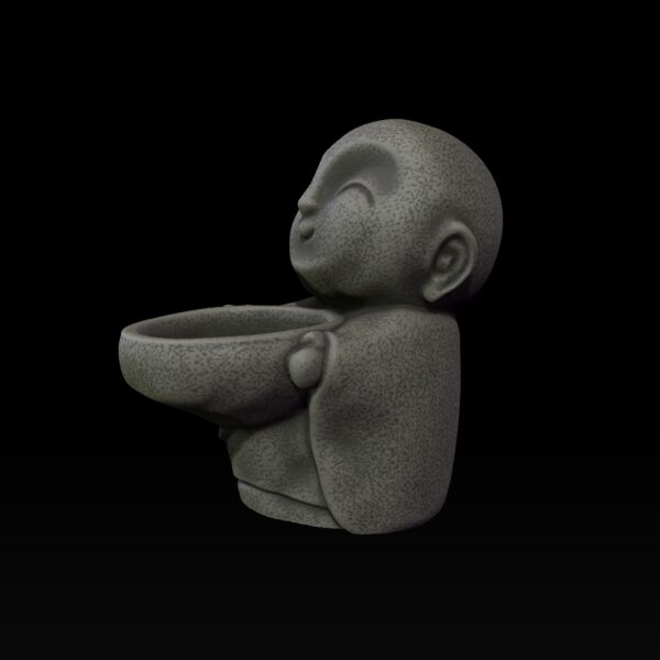 Portavelas LED con estatua de Buda Jizo - Image 6