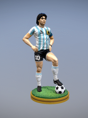 Figure Diego Armando Maradona STL 3d printable