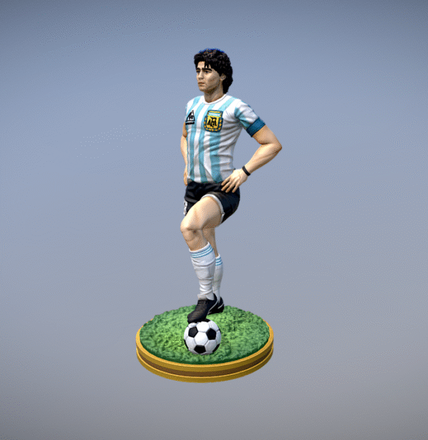 Figure Diego Armando Maradona STL 3d printable - Image 4