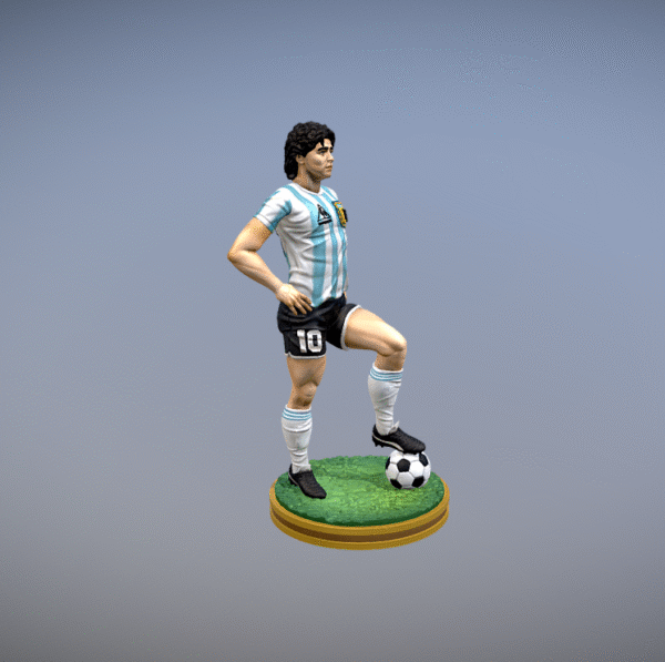 Figure Diego Armando Maradona STL 3d printable - Image 6