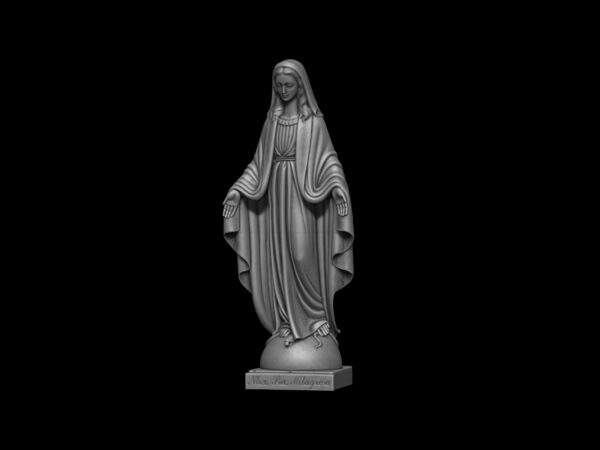 Virgin Miraculous Medal - Virgen Medalla milagrosa Restaurada - Image 5