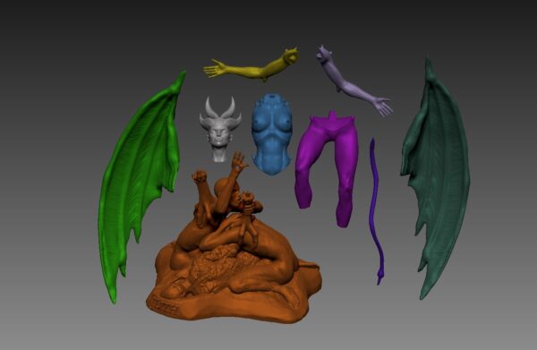 Diosa Lilith estatua para impresión 3D en formato STL - Image 12