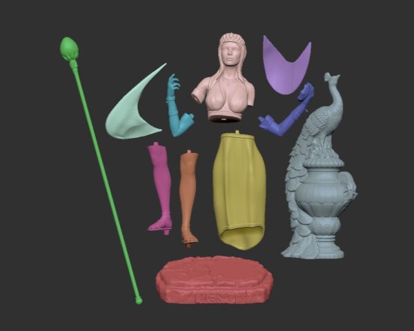 Estatua de la diosa Hera para impresión 3D - Image 9