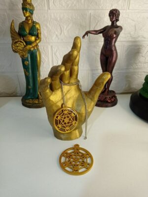 Talismán dije Metatron estrella colgante STL 3D