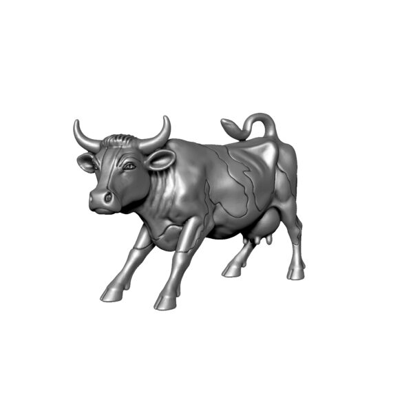 Estatua decorativa de la "Vaca" de Wall Street - Image 3
