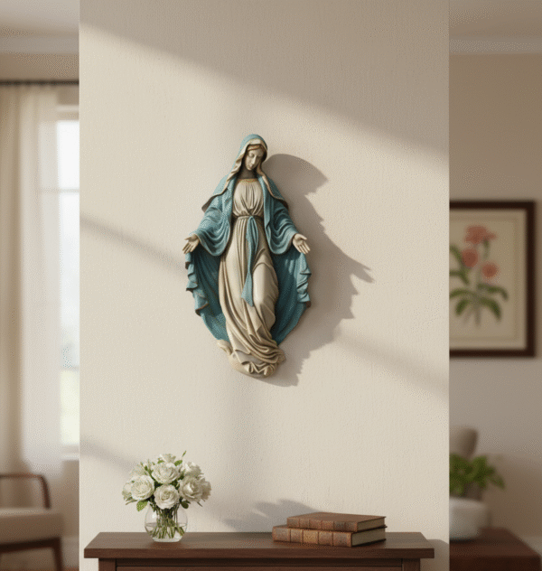 Ornamento de pared  Virgen de la Medalla Milagrosa STL