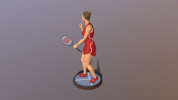 Fan art de Aryna Sabalenka, modelo 3D para impresión 3D. - Image 5