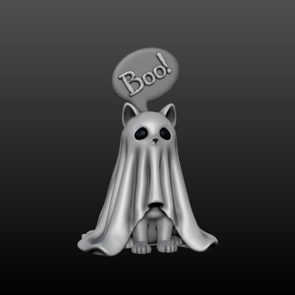¡Buu! Lindo gato fantasma para Halloween - Image 8