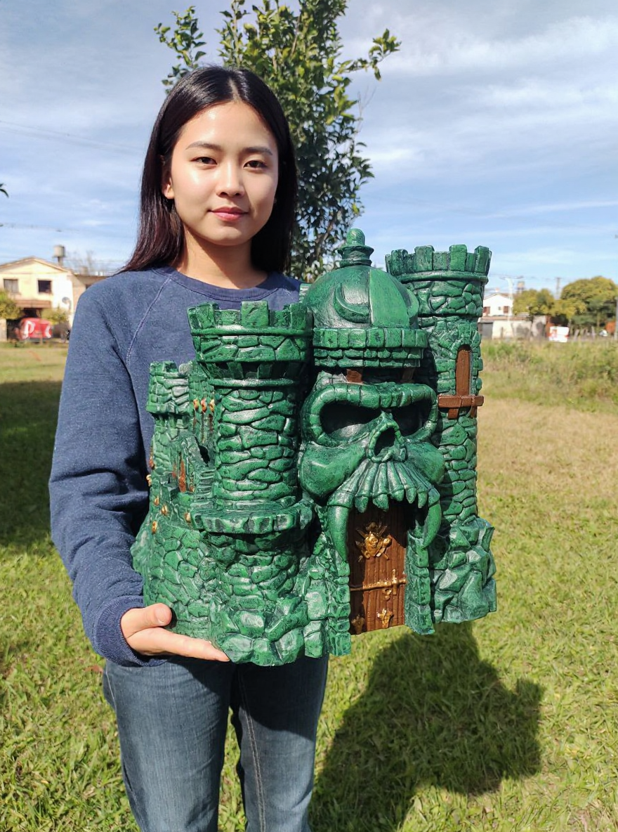 Alto detallado Castle Grayskull 3D imprimible